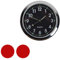 Auto Armaturenbrett Uhr Mini Uhr Armaturenbrett Dashboard Quarzuhr Analoge Quarz Autouhr Auto Air Vent Clip Uhr für Auto Innendekoration kleine Wanduhr Home Decor (Schwarz)