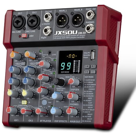 JXSOUU DJ MIXER (UM-33)