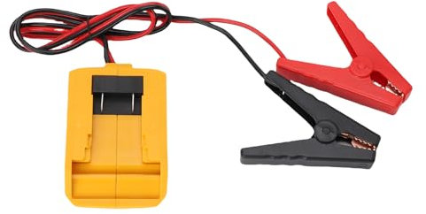 Démarreur de saut de batterie de voiture, chargeur de batterie de voiture portable 18V avec des clips de crocodile Starter de saut d'urgence compact pour les voitures, VUS, petits