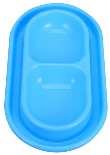 Luxshiny Cuenco Doble Antihormigas Material PP Resistente y Mantener Comida Limpia Adecuado para Uso Exterior para Gatos y Perros Pequeño