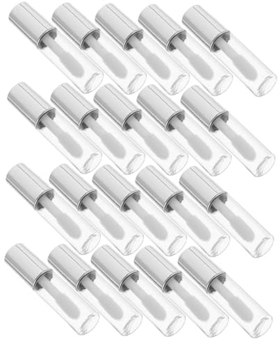 FOMIYES 30pièces Lot De Mini Tubes De Gloss Rechargeables Flacons Vides Plastique Transparent Pour Diy Et Laques à Lèvres Anti-fuites Et Portables
