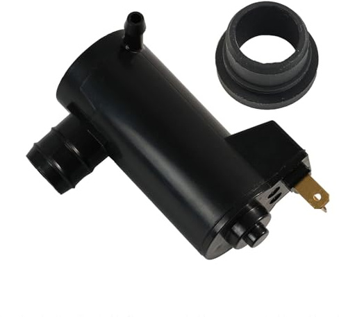 Pompa lavacristalli Per Jazz Fit MK2 2002 2003 2004 2005 2006 2007 2008 OE# 6085824 Tergicristallo Anteriore Parabrezza Tergicristallo Motore Della Pompa Lavavetri Con Passacavo