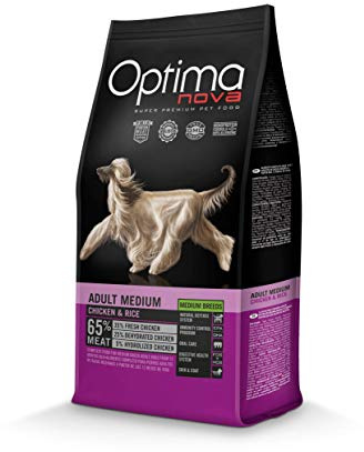 Optima Nova - Futter für mittelgroße Erwachsene Hunde Huhn und Reis