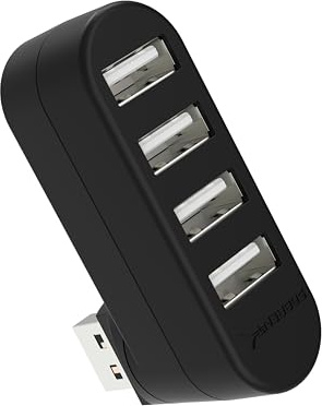 SABRENT USB Hub, USB Adapter 2.0, 4 Port USB verlängerung, USB Verteiler mehrfach für PS4/PS5, PlayStation 5, Laptop, PC, drucker, MacBook, USB Stick, Notebook (HB-UMN4)