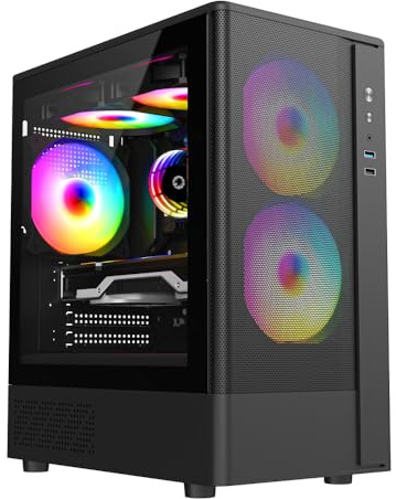 PALICOMP AM5 Gaming PC • AMD RYZEN 7 7700X • 16GB DDR5 RAM • 1TB M.2 nVME SSD • NO OS • RTX5050 8GB Graphics • WIFI6 • Bluetooth • F3M RGB
