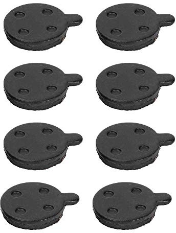 Plaquettes de Freins à Disque de Vélo, 4 Paires de Plaquettes de Vélo Semi-métalliques de Rechange pour Disque de Rechange de Plaquettes de Rotor pour Disque de 10 Pouces électrique