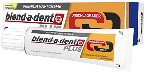 Blend-a-dent Plus crema adesiva Premium tenuta imbattibile, 40 g