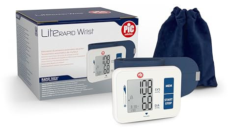 Pic Solution Literapid Wrist Misuratore di Pressione Automatico da Polso