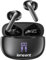 LENCENT Auriculares Inalámbricos Bluetooth 5.3 con 30H de Reproducción, Audifonos IPX5 Impermeable, Cascos Inalambricos Control Táctil Pantalla LED, Micrófono Incorporado para iOS Andriod, Negro