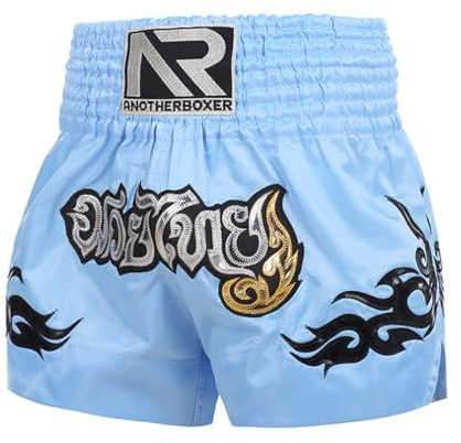 Jungerhouse Short de Boxe Homme MMA Short d'Entraînement et Kick Boxe Short de Muay Thai Short de Combat Shorts pour Kickboxing Adultes et Enfants