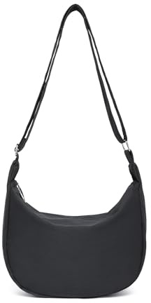 Miss Lulu Bolso de Hombro Mujer,Bolso bandolera mujer de Nylon Impermeable,Ideal para Viaje Excursiones y Actividades Al Aire Libre