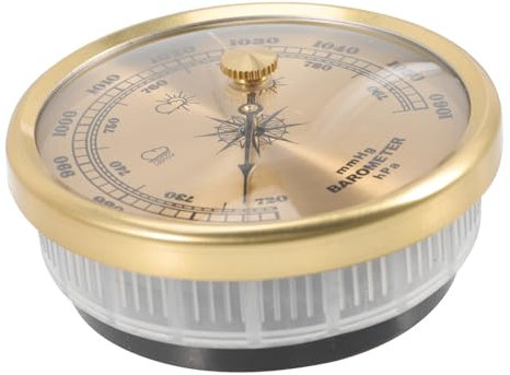 TOYANDONA Baromètre Anéroïde Avec Affichage Thermomètre Et Hygromètre Domestique Baromètre Multifonctionnel Réglable