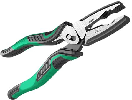 Pinze per tagliafili, 21,5 cm, eccentrica, pinza per presa a vite, per elettricisti e meccanici, riparazione strumento manuale per elettricisti