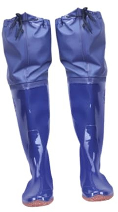 Sharplace Hip Wader Hip Boots Height 60cm for Men and Women Waterproof Rain Boots Agriculture Underwater Anti-slip Wading Pants Waders