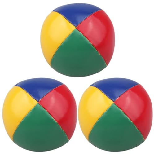 EPFUL Juego de 3 pelotas de malabarismo para niños; juego profesional de pelotas de malabarismo en bolsa de yute; pelotas de malabarismo blandas para principiantes y usuarios avanzados
