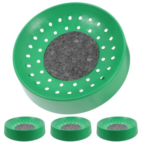 BESTonZON 4 pièces Bol de Nidification Réutilisable pour Pigeons et Petits Oiseaux Bol Plastique Abs Anti-Roulade pour Élevage et Éclosion Lot pour Nid de Pigeon et Cailles