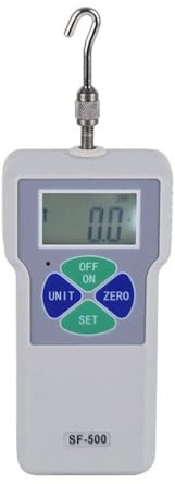 Medidor de fuerza digital, Medidor de fuerza digital portátil empuje y tracción 500 N,Unidades de medición portátiles