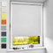 NoCon Verdunklungsrollo Klemmfix ohne Bohren & mit Bohren ● Weiß 40x150cm (BxH) ● Thermorollo Klemmrollo Fensterrollo Sonnenschutz Sichtschutz, Rollos für Fenster und Tür