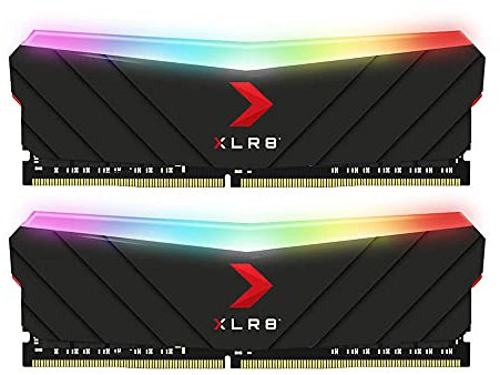 PNY 16GB (2x8GB) XLR8-Gaming Epic-X RGB DDR4 4000 MHz (PC4-32000) Desktop-Speicher RAM - (MD16GK2D4400018XRGB) Schwarz