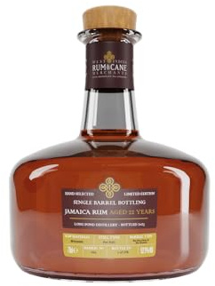 Rum & Cane Jamaica Longpond 22 Year Old Single Cask Rum 70cl 52.1% in Gift Box