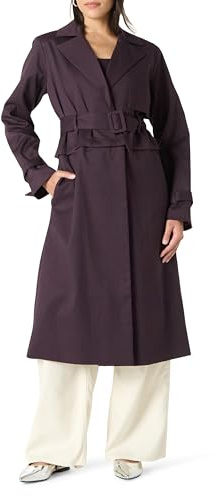 The Drop Trench convertibile perfetto da donna, prugna, by @takkunda, M