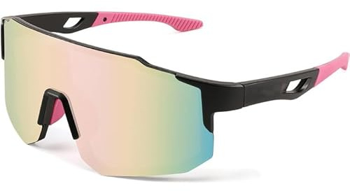 KIRZAX Lunettes de cyclisme, lunettes de cyclisme sur route pour hommes et femmes - Protection UV400, lunettes de soleil pour cyclisme, moto, course à pied, ski, baseball, pêche, beach-volley