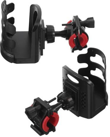 Cabilock 2 Pièces Support Bouteille Vélo Plastique Rotatif Réglable Porte-Gourde Stable pour VTT et Route Accessoire Résistant Aux Intempéries pour Cyclistes