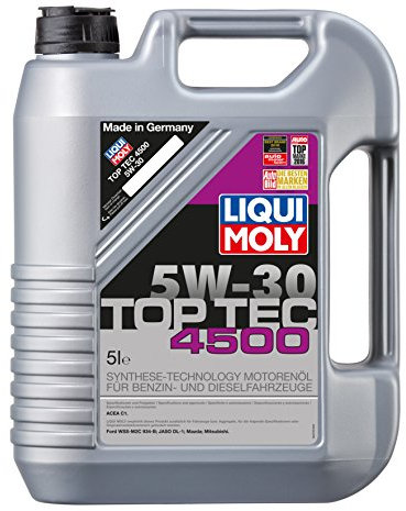 LIQUI MOLY Top Tec 4500 5W-30 | 5 L | Synthesetechnologie Motoröl | Art.-Nr.: 3729