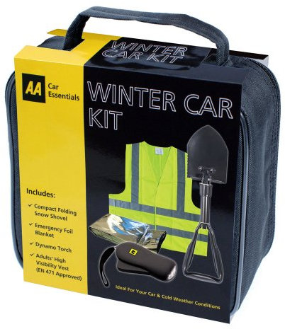 AA Winter Car Kit with Folding Snow Shovel