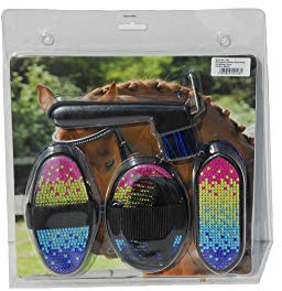 Rhinegold - Kit de toilettage pailleté - Blister - Arc - Rainbow