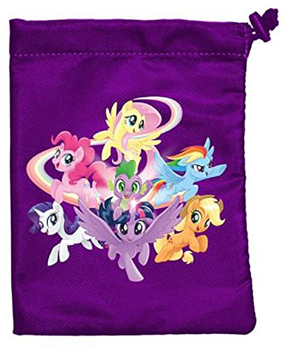 Renegade Game Studios | My Little Pony Roleplaying Game Dice Bag | RPG-Zubehör für Tischspiele und Würfelaufbewahrung | Premium Doppelt Gefütterter Stoff mit Kordelzug | 2+ Spieler