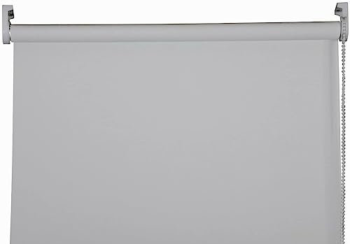 Apex Furnishings Light Grey Blackout roller blinds for windows, Thermal Insulated UV Protection Child Safety Trimmable Easy Fit Home office Window Blinds W 120cm x L 165cm