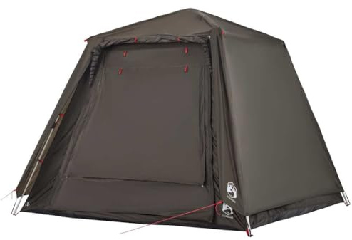 vidaXL Tenda da Pesca 4 Persone Marrone a Rilascio Rapido, Tenda, Tenda da Esterno, Tenda Leggera, Tenda da Campeggio, Tenda da Giardino