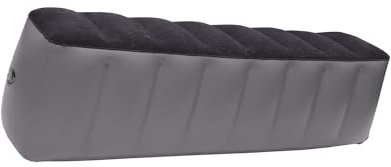 Hihaha Car Air Inflation Mattress Rear Seat Air Travel Bed Black Gray Durable Material