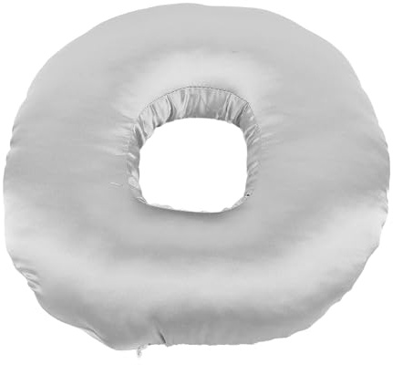 Almohada para Las Orejas para Dormir de Lado, Cómoda Almohada Protectora para los Oídos con Orificio de Gran Apertura, Almohada para Las Orejas de Satén Sedoso para Personas Que