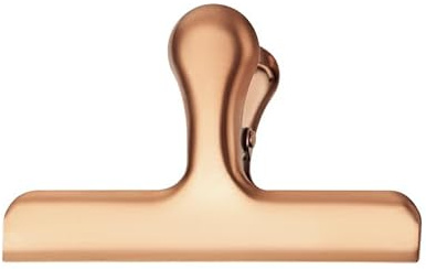 Blausky, 4 stycken stora metallklämmor, stängningsklämmor av 430 rostfritt stål, bulldoggclips, filklämmor, påsklämmor för att hålla fräscha, stängningsklämmor för livsmedelspåsar, påsar, 7,5 x 12 cm,