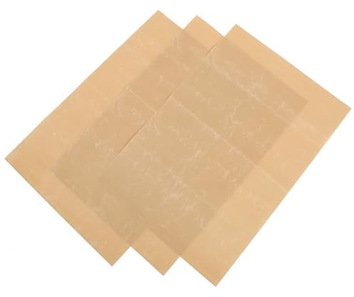 3pcs Brown Baking Mats for Oven, Reusable 40x60cm Heat Resistant