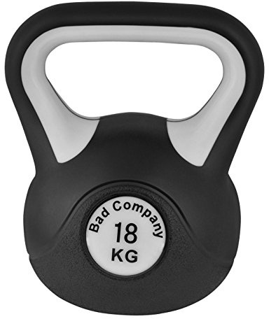 Black & White Kettlebell Boule Haltères main Poids Guide avec instructions bebilderter d'entraînement – Tailles au choix (St)