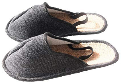 EXKLUSIV HEIMTEXTIL Museumspantoffen Handwerkerpantoffel Überschuhe mit Gummiband an der Ferse Kita Besucherschuh