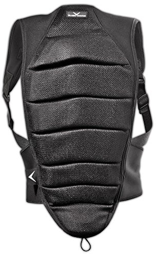 Black Crevice Protector de Espalda I Unisex I Protector de Espalda para Deportes de Invierno y esquí I Chaleco Protector de Espalda con Correas Ajustables I Chaleco Protector ergonómico