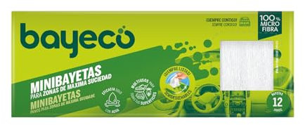 Bayeco Mini paños de microfibra - 1 paquetes de 12