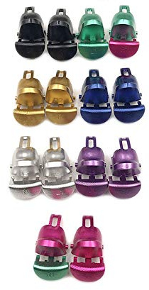 Repuesto de aleación de aluminio de metal L1 L2 R1 R2 botones de gatillo para mando Playstation 4 PS4 Pro Slim JDS 040 JDM 040 (rojo)