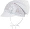 Kopftuch Mädchen Baby Mütze Sommer Schirmmütze Baumwolle, Farbe: Weiß, Größe: XS(36/38)