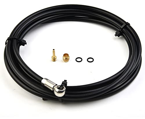 ZYNCUE Fahrrad Fahrrad 2 Meter Fahrrad Scheibenbremse Ölschlauch Bremsschlauch Kit Fit für MAGURA-MT5/MT6/MT7/MT8 & MT Trail, 1 Set