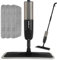 Balai pulvérisateur en Microfibre pour Nettoyage de Sol, Sec et Humide, pour Cuisine, parquet, stratifié, Carreaux de céramique, 360 degrés, avec 3 têtes de Balai de Rechange, 1 racloir, 1 Support de