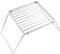 Sarini Folding Camping Grill Portable Stainless Steel BBQ Grate Outdoor Cooking Campfire Grill for Hiking Picnic BBQ Fishing Outdoor Adventures