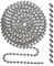 Roller Blind Chain,Steel Ball Chain, 6 Meter Stainless Steel Blind Beads Chain with 12 Roller Blind Chain Connectors, Replacement Chain for Roller Blind, Ceiling Light, Ceiling Fan, Guyed Lamp
