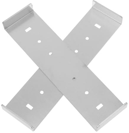 LOORGVEL 2pièces Support De Montage pour Boîte Aux Lettres Lot de Installation Robuste Et Sécurisée pour Boîtes Aux Lettres sur Poteaux Pratique Et Polyvalente