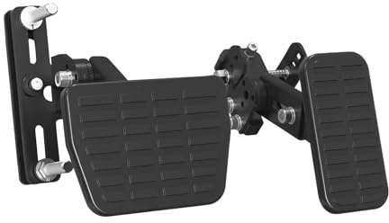 Potenciadores de pedal de freno de coche – Palanca de pie automática antideslizante, altura e inclinación personalizables, potenciadores de pedal de conductor compacto | Pedales de gas de conducción