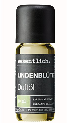 wesentlich. Huile parfumée Fleur de tilleul 10 ml – Parfum fin pour diffuseur et lampe – Comme parfum d'ambiance ou pour la fabrication de bougies – Huiles pures de qualité supérieure en provenance